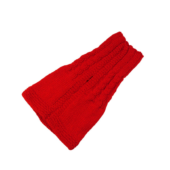 Berry Red - Knitted Snood