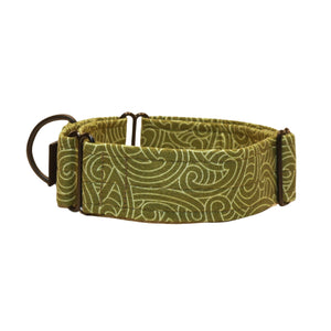 Green Swirls 1.5" Collar