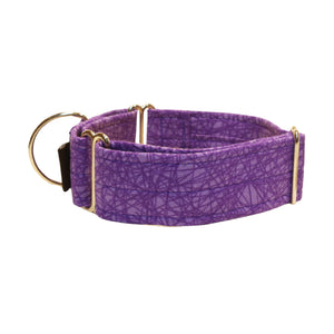 Purple Scribble 1.5" Collar