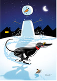 NEW! Greyhound Christmas Cards by Rich Skipworth (+ optional donation)