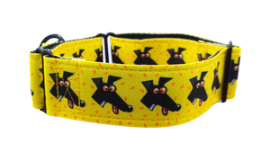 NEW! Yellow Derps Richard Skipworth cartoon 1.5" Collar