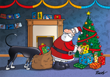 NEW! Greyhound Christmas Cards by Rich Skipworth (+ optional donation)