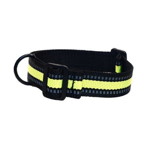 Black and Green Tag Collar