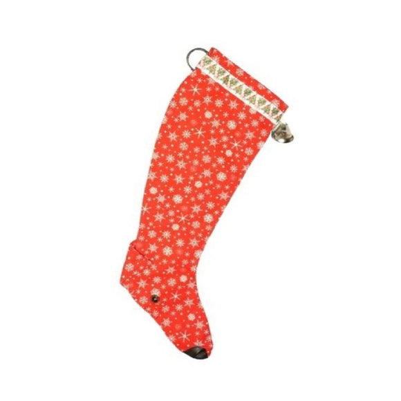 Greyhound Christmas Stocking - Festive Red - 2 designs