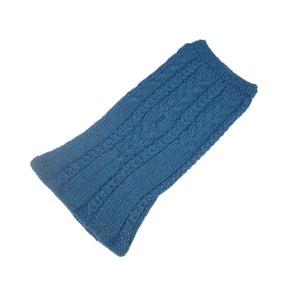 Teal Blue - Knitted Snood