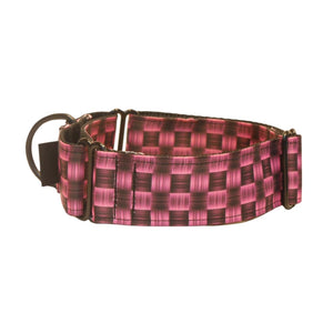 Pink & Black Check 1.5" Collar