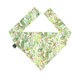 Summer Scarf - Green Cactus - On SALE 20% Off!