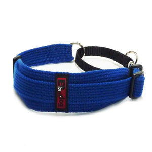 Blue - Black Dog Collar